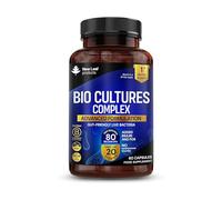 Probiotics & Prebiotics 80 Billion CFU: 20 Live Strains Including Lactobacillus Acidophilus & Casei - High Strength Bio Cultures Prebiotic & Probiotic Supplement for Women & Men 60 Capsuless