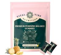 Probiotics Source Feminine Gummies - Vaginal Feminine Balance Gummies for Women of All Ages - Immune Support & PH Balance - Hawaiian Pineapple Flavor - Vegetarian Friendly,Vegan (1Bags/60Grain)