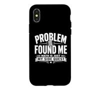 Problem Found Me Funny Math Solver Graphic Case for iPhone X/XS