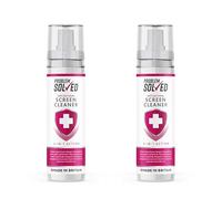 Problem Solved Anti-Bacterial Screen Cleaner - Universal Spray for Monitors, TVs, Tablets & Smartphones - 2 x 100ml - Kills Germs & Clears Dirt