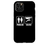 PROBLEM SOLVED Hang Glider Funny Nagging Wife Air Glide Meme Case for iPhone 11 Pro