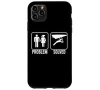 PROBLEM SOLVED Hang Glider Funny Nagging Wife Air Glide Meme Case for iPhone 11 Pro Max
