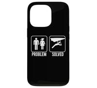 PROBLEM SOLVED Hang Glider Funny Nagging Wife Air Glide Meme Case for iPhone 13 Pro