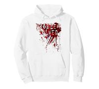 Problem Solved Hoodie Blood Splatter Halloween Blood Stained Pullover Hoodie