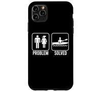PROBLEM SOLVED Kayak Funny Nagging Wife Figure Kayaking Meme Case for iPhone 11 Pro Max