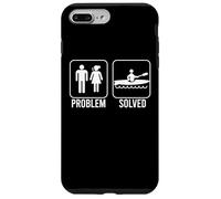 PROBLEM SOLVED Kayak Funny Nagging Wife Figure Kayaking Meme Case for iPhone 7 Plus/8 Plus