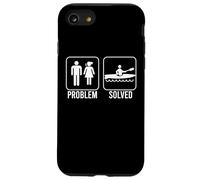 PROBLEM SOLVED Kayak Funny Nagging Wife Figure Kayaking Meme Case for iPhone SE (2020) / 7/8