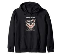 PROBLEM SOLVED SAYS SCHNAUZER DOG WITH HUGE GRIN BIG TEETH Zip Hoodie