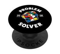 Problem Solver Speed Cube Puzzle Cubing PopSockets Adhesive PopGrip