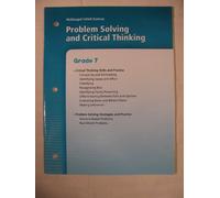 Problem Solving and Critical Thinking Workbook, Grade 7: Mcdougal Littell Science (Middle School Science)