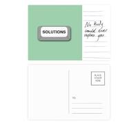problem solving button Postcard Card Important Person Anniversary