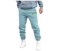 Problem Solving Casual Trousers Men's Halloween Trousers with Bloody Print Casual Trousers Halloween Costume Scary Lightweight Trousers Men (Red, XL), lightblue, XL