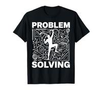 Problem Solving Climber Bouldering Pun Math Teacher T-Shirt