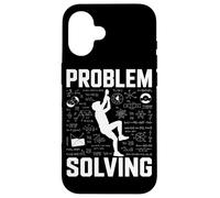 Problem Solving Rock Climbing Math Equation Teacher Case for iPhone 16