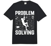 Problem Solving Rock Climbing Math Equation Teacher Comfort Colors Adult Heavyweight T-Shirt