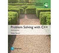 Problem Solving with C++, Global Edition