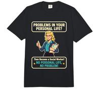 Problems in Your Personal Life Social Worker Comfort Colors Adult Heavyweight T-Shirt