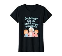 Problems Just Add Sprinkles & Grandkids - Grandma Novelty T-Shirt