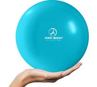 ProBody Pilates Ball Small Bender Ball, Mini Soft Yoga Ball for Stability, Barre, Fitness, Ab, Core, Physio and Physical Therapy Ball at Home Gym & Office (Sky)