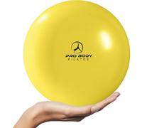 ProBody Pilates Mini Exercise Ball - 9 Inch Small Bender Ball For Stability, Barre, Pilates, Yoga, Core Training And Physical Therapy Yellow