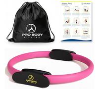 ProBody Pilates Ring - Superior Unbreakable Fitness Magic Circle For Toning Thighs, Abs And Legs Pink