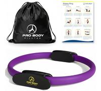 ProBody Pilates Ring - Superior Unbreakable Fitness Magic Circle For Toning Thighs, Abs And Legs Purple