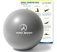 ProBody Pilates Small Exercise Ball 9 Inch Mini Soft Yoga Ball for Stabilit