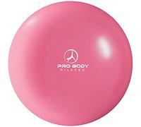 ProBody Pilates Small Exercise Ball, 9 Inch Mini Soft Yoga Ball for Stability, Barre, Ab, Core, Physio and Physical Therapy at Home Gym & Office (Pink)