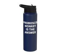 Proboscis Monkey Apparel - Funny Cute Monkeys Lover Design Stainless Steel Insulated Water Bottle