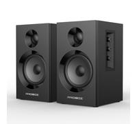 Probox BT16 Active Bookshelf Speakers 3.5" Woofer with 1" Tweeter, 60W RMS-Bluetooth 5.3, Built-in 24bit DAC Dynamic 3D 2.0 Surround Sound, Computer Gaming PC Speakers - Black