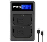 Probty NP-FZ100 NP FZ100 NPFZ100 camera Battery LCD Dual Charger for Sony Alpha 9 A9 9R A9R 9S A9S A7RIII A7R3 BC-QZ1
