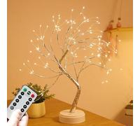 Probuk 108L LED Birch Tree Lamp with Remote Control - 8 Lighting Modes Decorative Twig Lights, USB/Battery Powered Fairy Night Light - Romantic Bedroom, Wedding, Christmas, Party & Home Decor
