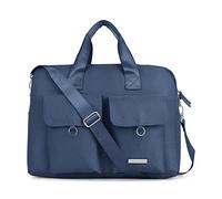 Probus Polyester Dual pocket with flap magnetic Sleeve Case Cover Laptop Messenger Bag, Blue, 15.6 Inch, Utility