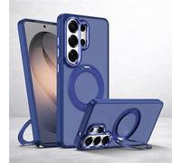 ProBytes BLUE TPU 360° Spin & Rotating Magnetic Metal Ring Holder/Stand Case for Samsung S26 Ultra | Qi/MagSafe Compatible | ShockProof MilitaryGrade Armor Protect | Satin Finish | Rich Colour Shades