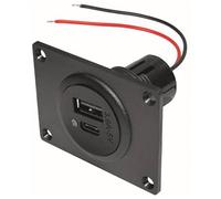 ProCar 67342000 USB-C/A double socket 12/24 V DC Automotive Connector