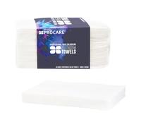 Procare Disposable Towels for Hairdressers (Pack of 50) - 100% Biodegradable White Towels for Professional Hair & Beauty Stylists, Hygienic Hairdresser Accessories
