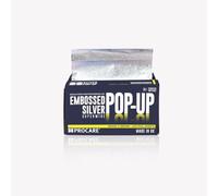 PROCARE EMBOSSED SILVER HAIR FOIL POP UP SHEETS 150MM X 280MM X 400 SHEETS