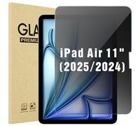 ProCase 1 Pack Privacy Screen Protector for iPad Air 11 inch 7th (M3) 2025 / 6th (M2) 2024, Anti-Spy Tempered Glass Film for iPad Air 7/6