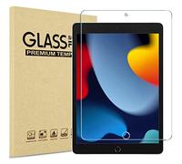 ProCase 1 Pack Screen Protector for iPad 10.2 Inch 9th / 8th / 7th Generation 2021 2020 2019, Tempered Glass Screen Film Guard for iPad 7 / iPad 8 / iPad 9 -Clear