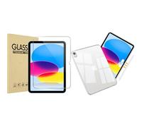 ProCase 1 Pack Screen Protector for iPad A16 2025 11th/10th 2022 Bundle with Clear Case for iPad 11th Generation A16 2025 11 Inch/ 10th 10.9 Inch 2022