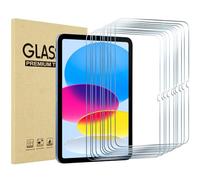 ProCase 10 Pack Screen Protector for iPad A16 2025 11th 11"/10th 2022 10.9" | Tempered Glass Film Guard - Clear