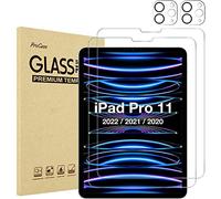 ProCase 2+2 Pack Screen Protector for iPad Pro 11 4th 3rd 2nd 2022 2021 2020 with Camera Lens Protector, Tempered Glass Film Guard for iPad Pro 11" 4 3 2 Gen