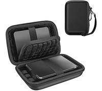 ProCase 2.5" External Hard Drive Carrying Case for 2 Drives -Black | Fits WD Elements, My Passport, Toshiba Canvio Basics, Seagate Backup Plus Slim & Expansion, 1TB-4TB Portable Hard Drives