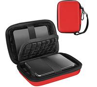 ProCase 2.5" External Hard Drive Carrying Case for 2 Drives -Red | Fits WD Elements, My Passport, Toshiba Canvio Basics, Seagate Backup Plus Slim & Expansion, 1TB-4TB Portable Hard Drives