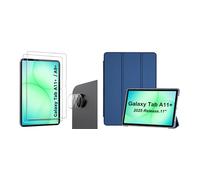 ProCase 2 Pack Screen Protector for Galaxy Tab A11 Plus 2025 / Galaxy Tab A9 Plus 2023 + 3 Camera Lens Protector Bundle with Smart Case