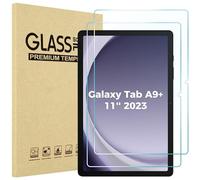 ProCase 2 Pack Screen Protector for Galaxy Tab A9 Plus 11 Inch 2023, Tempered Glass Screen Film Guard for 11" Galaxy Tab A9+ Plus Tablet (SM-X210/X215/X216/X218)
