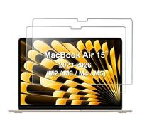 ProCase 2 Pack Screen Protector for MacBook Air 15-Inch 2026-2023, 9H Hardness HD Clear Tempered Glass, Bubble-Free Installation, Anti-Scratch & Anti-Fingerprint Film for MacBook Air 15” (M5/M4/M3/M2)