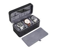 ProCase 3-Slot Watch Travel Case for Men, Portable Watch Holder -Darkgray