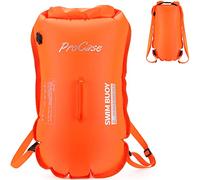 ProCase 35L Swim Buoy Tow Float Waterproof Inflatable Swimming Float Safety Dry Bag, Open Water Swimming Dry Backpack with Detachable Shoulder Strap for Water Sports Triathletes Kayakers Snorkelers