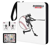 ProCase 4-Pocket Baseball Trading Card Binder Fits 440 Cards, Sport Card Album Book with 55 Sleeves for Football Basketball Colletible Card Holder